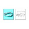 Karabiner - SS316 Captive Eye