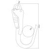 Double Action Scaffold Hook - Steel