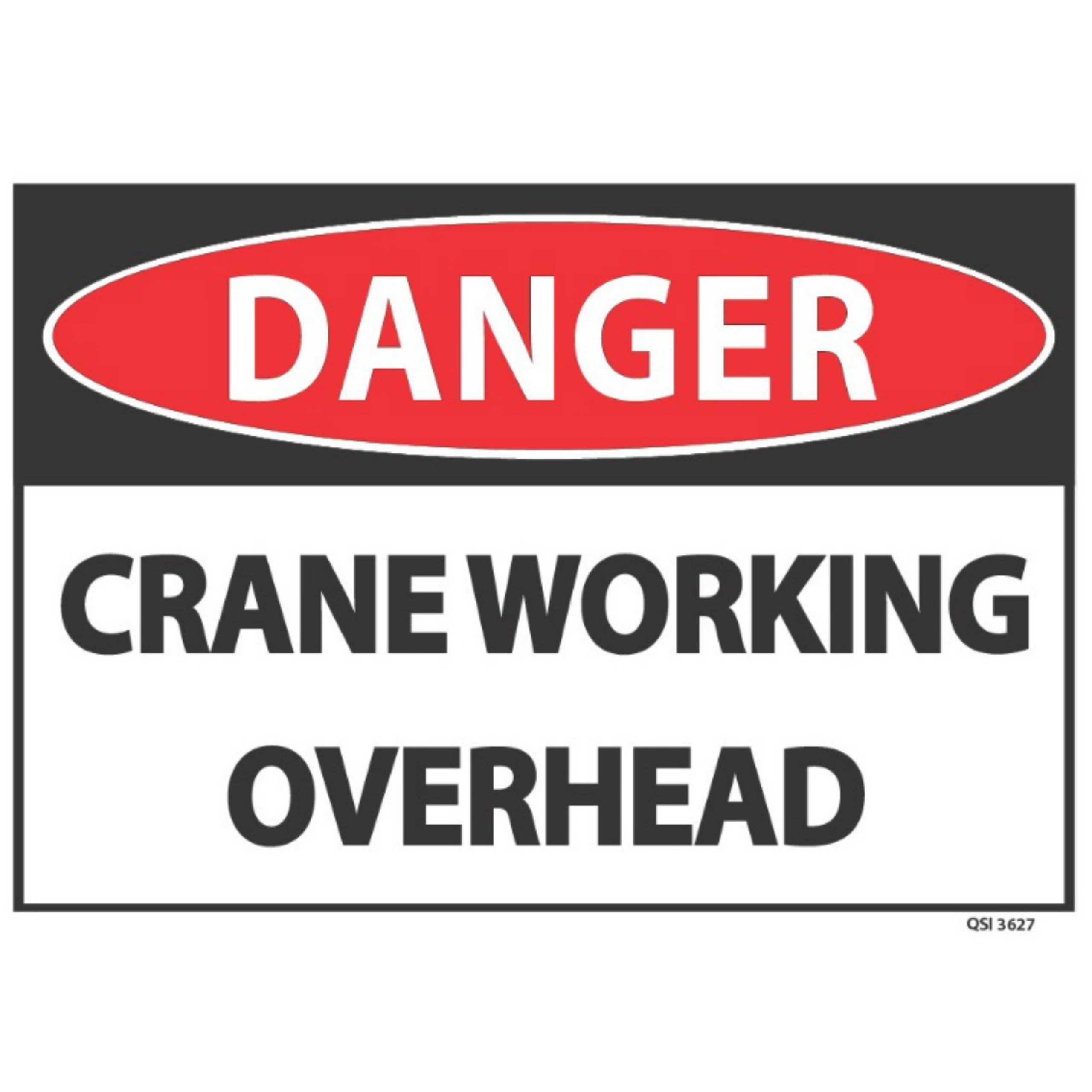 Danger Crane Working Overhead - Handling Equipment Canterbury