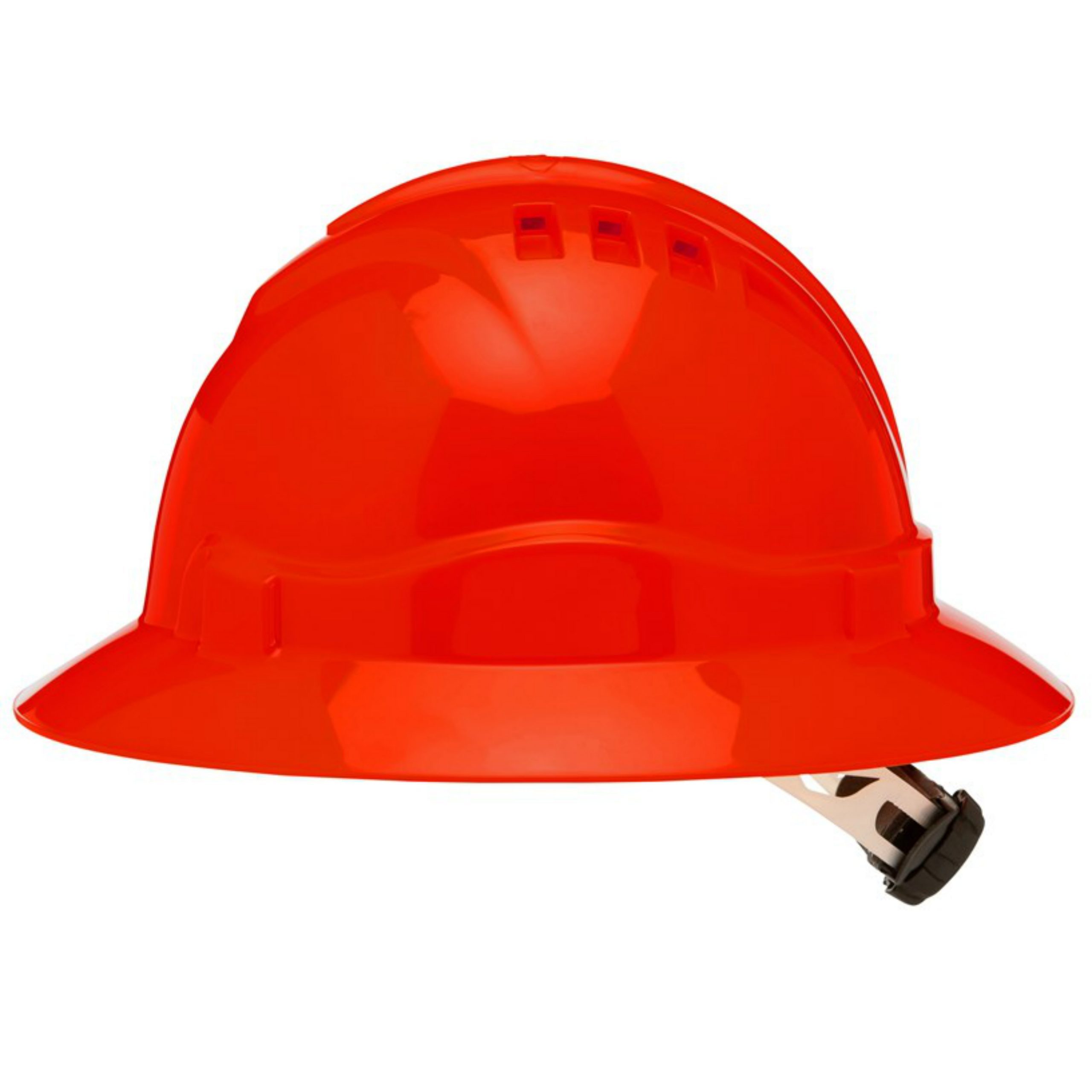 Orange full deals brim hard hat