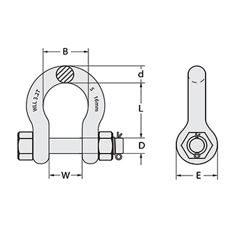 Hoist Hook Alloy Eye